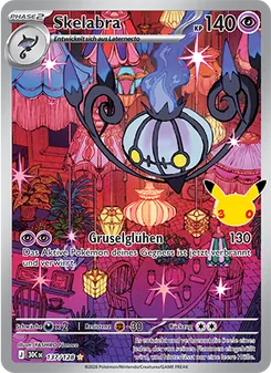 Pokémon-Karte Skelabra 137/128