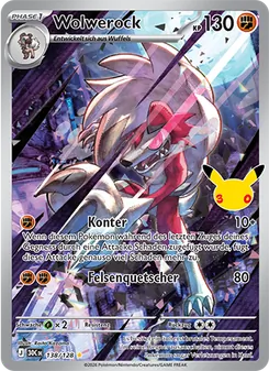Pokémon-Karte Wolwerock 138/128