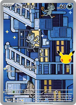 Pokémon-Karte Alola-Mauzi 139/128