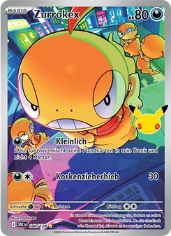 Pokémon-Karte Zurrokex 140/128