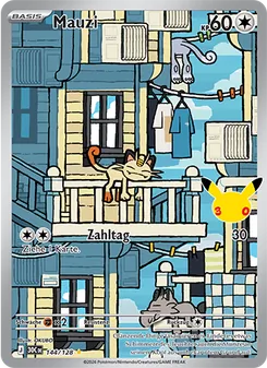 Pokémon-Karte Mauzi 144/128