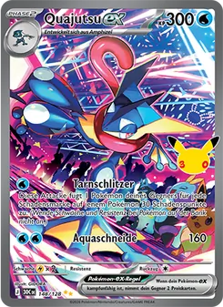 Pokémon-Karte Quajutsu-ex 148/128