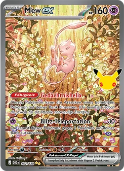Pokémon-Karte Mew-ex 152/128