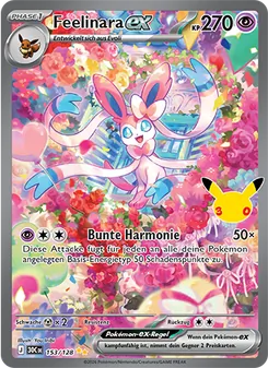 Pokémon-Karte Feelinara-ex 153/128