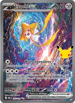 Pokémon-Karte Jirachi-ex 155/128