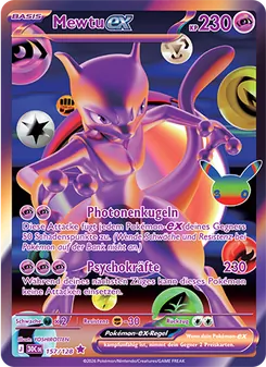 Pokémon-Karte Mewtu-ex 157/128