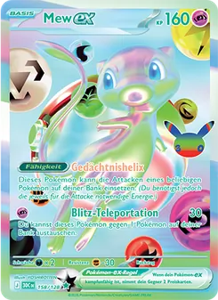 Pokémon-Karte Mew-ex 158/128