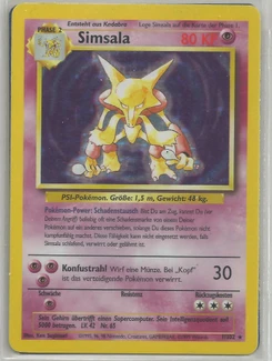 Pokémon-Karte Simsala 001/102
