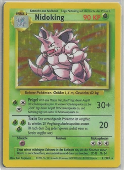 Pokémon-Karte Nidoking 011/102