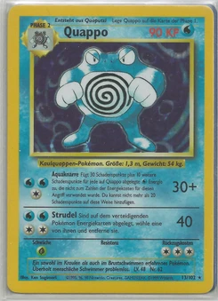 Pokémon-Karte Quappo 013/102