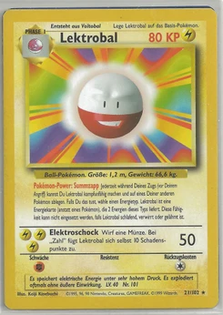 Pokémon-Karte Lektrobal 021/102