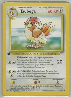 Pokémon-Karte Tauboga 022/102