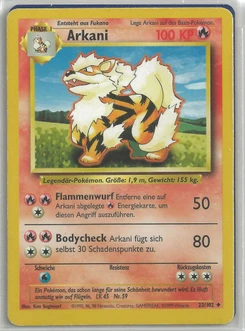 Pokémon-Karte Arkani 023/102