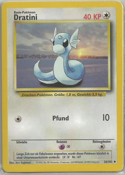 Pokémon-Karte Dratini 026/102