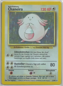 Pokémon-Karte Chaneira 003/102