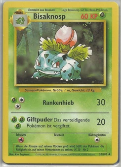 Pokémon-Karte Bisaknosp 030/102