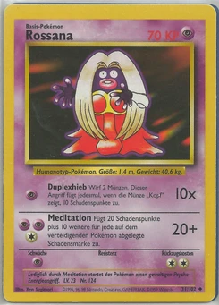 Pokémon-Karte Rossana 031/102
