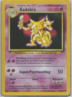 Pokémon-Karte Kadabra 032/102