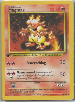 Pokémon-Karte Magmar 036/102