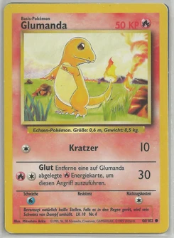 Pokémon-Karte Glumanda 046/102