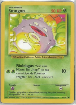 Pokémon-Karte Smogon 051/102