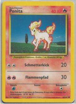 Pokémon-Karte Ponita 060/102