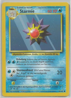 Pokémon-Karte Starmie 064/102