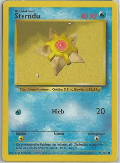 Pokémon-Karte Sterndu 065/102