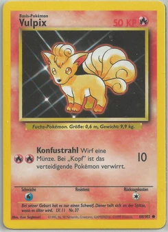 Pokémon-Karte Vulpix 068/102