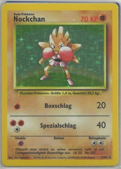 Pokémon-Karte Nockchan 007/102