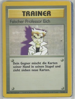Pokémon-Karte Falscher Professor Eich 073/102