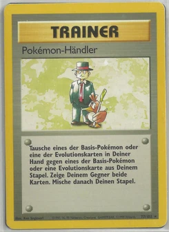 Pokémon-Karte Pokémon-Händler 077/102