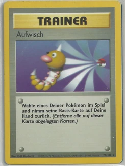 Pokémon-Karte Aufwisch 078/102
