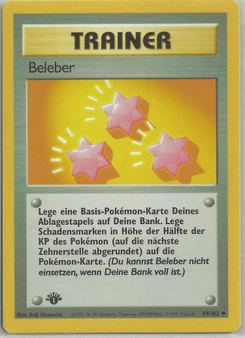 Pokémon-Karte Beleber 089/102