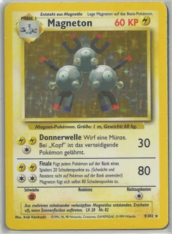 Pokémon-Karte Magneton 009/102