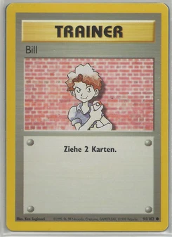 Pokémon-Karte Bill 091/102