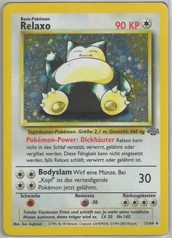 Pokémon-Karte Relaxo 011/064
