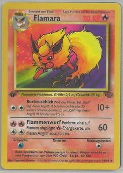 Pokémon-Karte Flamara 019/064