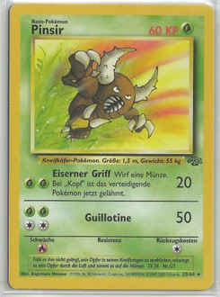 Pokémon-Karte Pinsir 025/064
