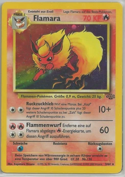Pokémon-Karte Flamara 003/064