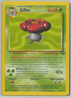 Pokémon-Karte Giflor 031/064