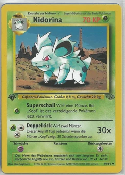 Pokémon-Karte Nidorina 040/064