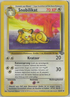 Pokémon-Karte Snobilikat 042/064