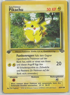Pokémon-Karte Pikachu 060/064
