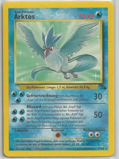 Pokémon-Karte Arktos 017/062