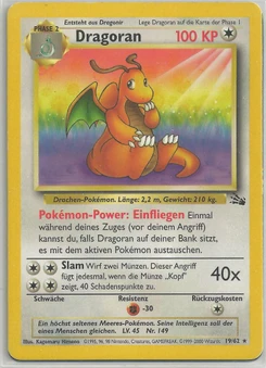 Pokémon-Karte Dragoran 019/062