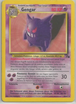 Pokémon-Karte Gengar 020/062