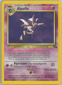 Pokémon-Karte Alpollo 021/062