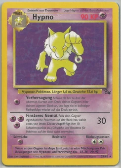 Pokémon-Karte Hypno 023/062