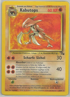 Pokémon-Karte Kabutops 024/062